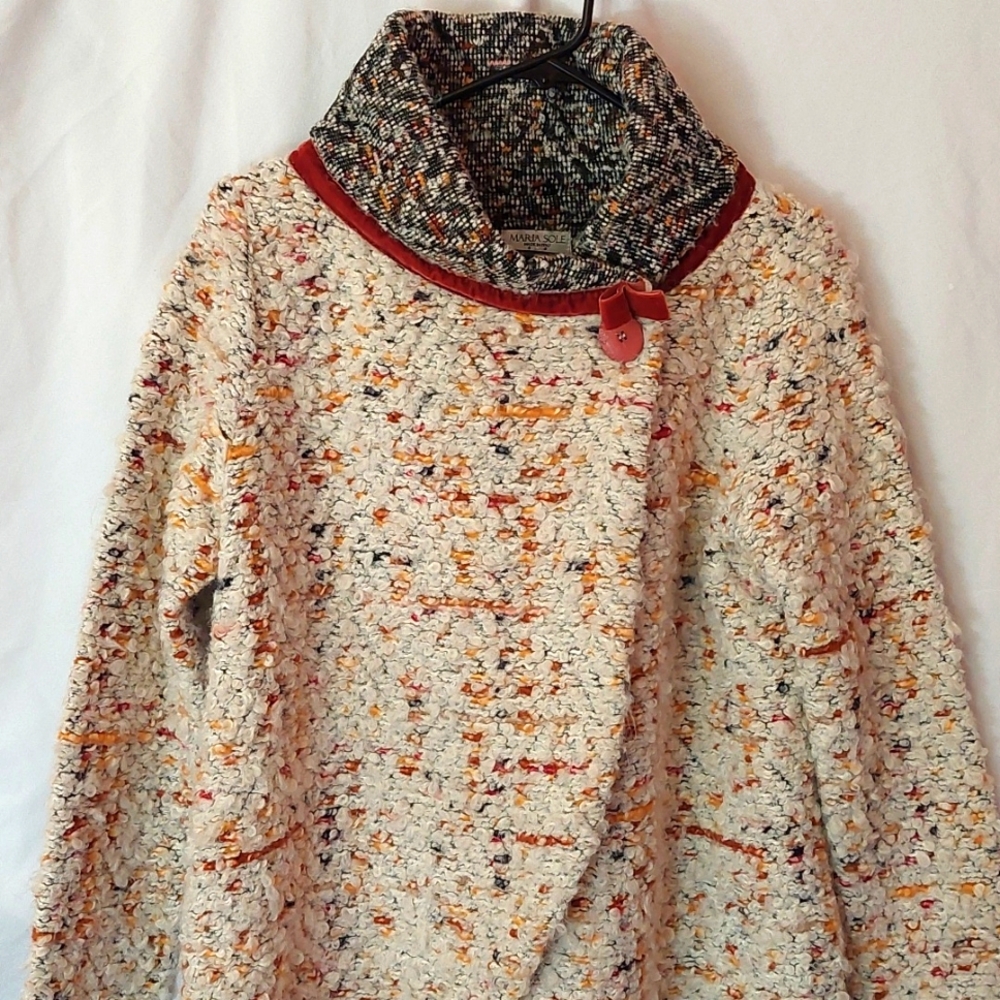 Maria Sole Made in Italy Cardigan Sweater Size M